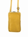 Leather bag for mobile phone <br> Genuine leather from Italy